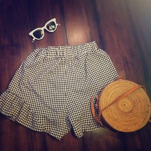 gingham shorts